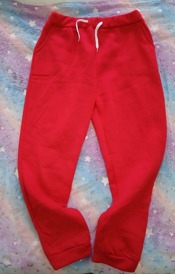 Ensemble jogging chaud rouge - photo numéro 2