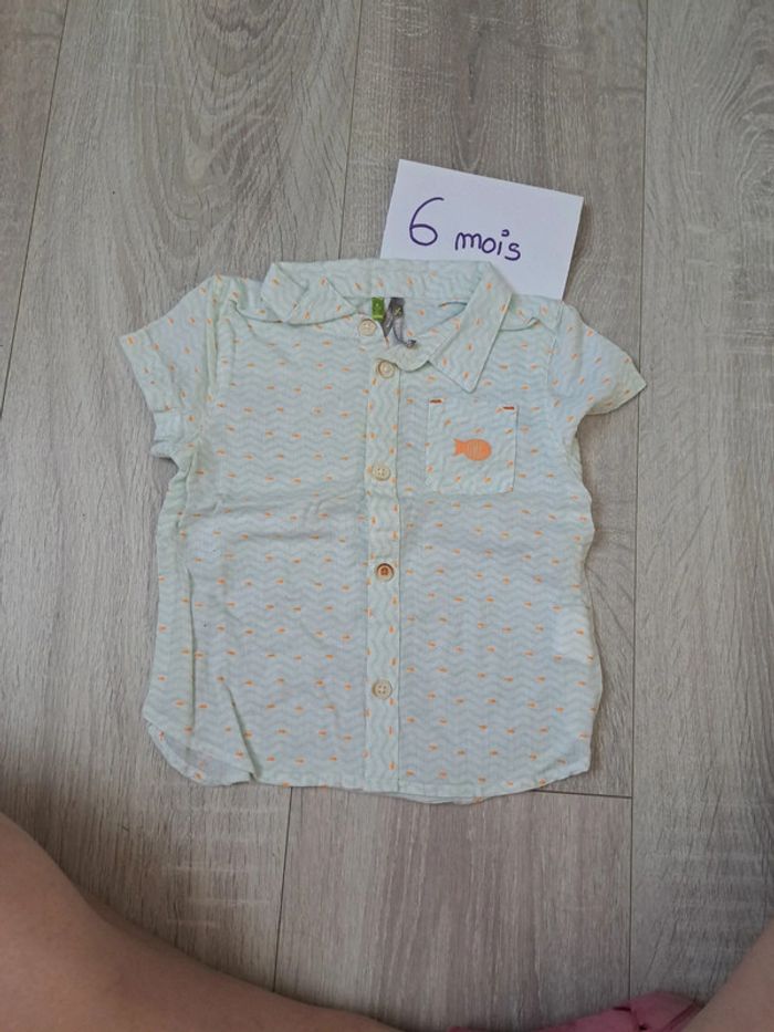 Chemise été 6 mois
