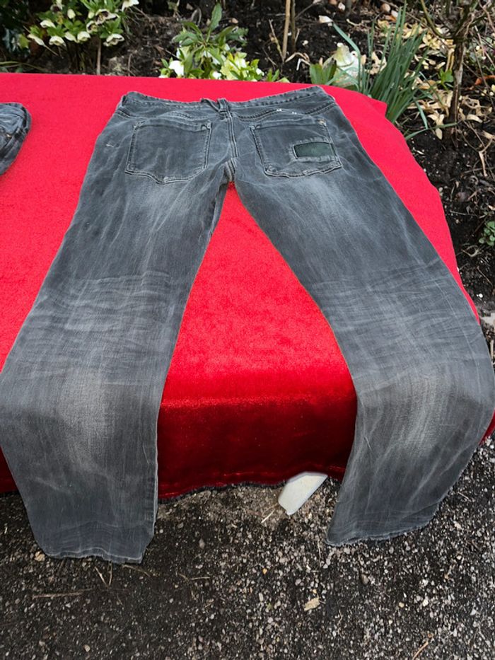 Lot de 4 jeans noir T 40 avec élasthanne - photo numéro 5