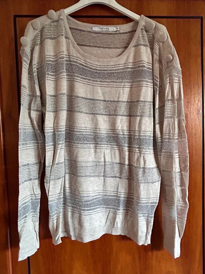 Pull léger Téquila Solo 38/40 neuf