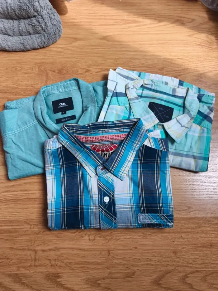 Lot de 3 chemises homme