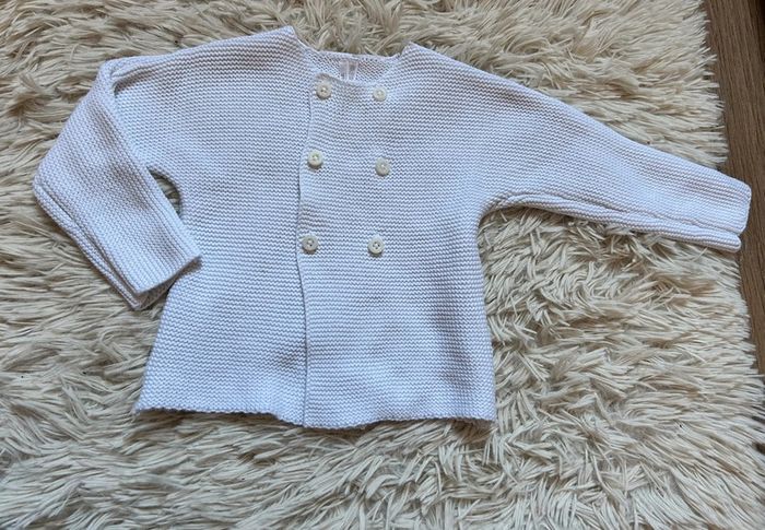 Gilet blanc 6 mois