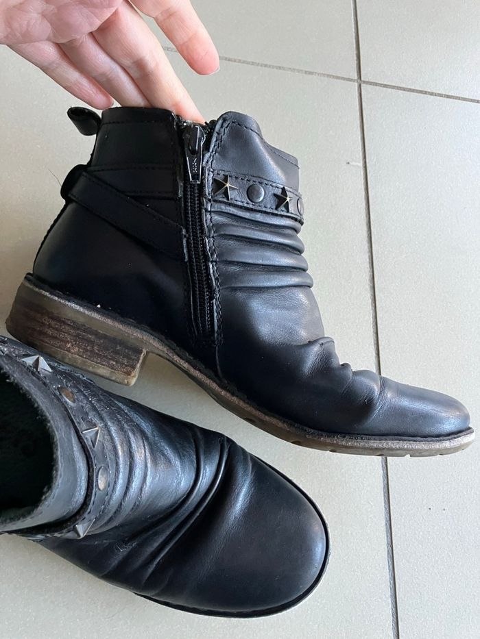 Bottines noire femme taille 38 kickers - photo numéro 3