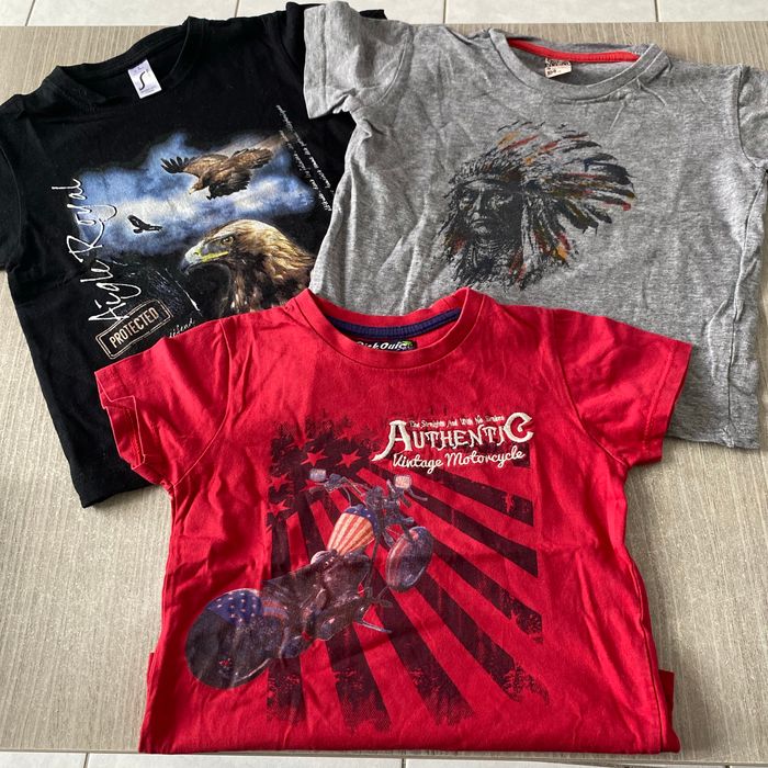 Lot t-shirt manches courtes