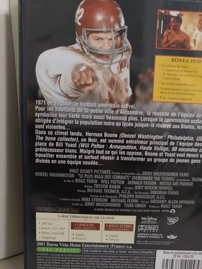 Dvd " Le plus beau des combats " - photo numéro 3