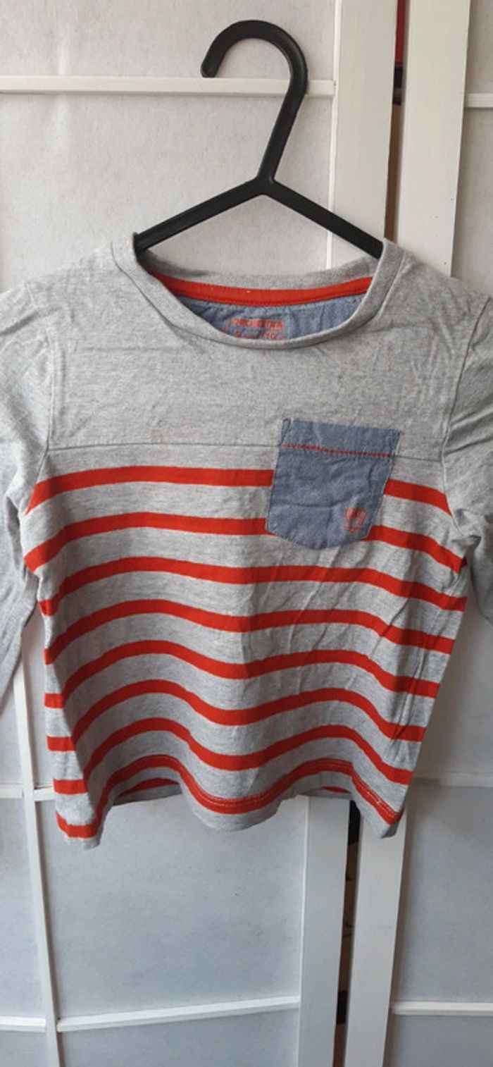 Tee-shirt manches longues 5ans 110cm - photo numéro 3