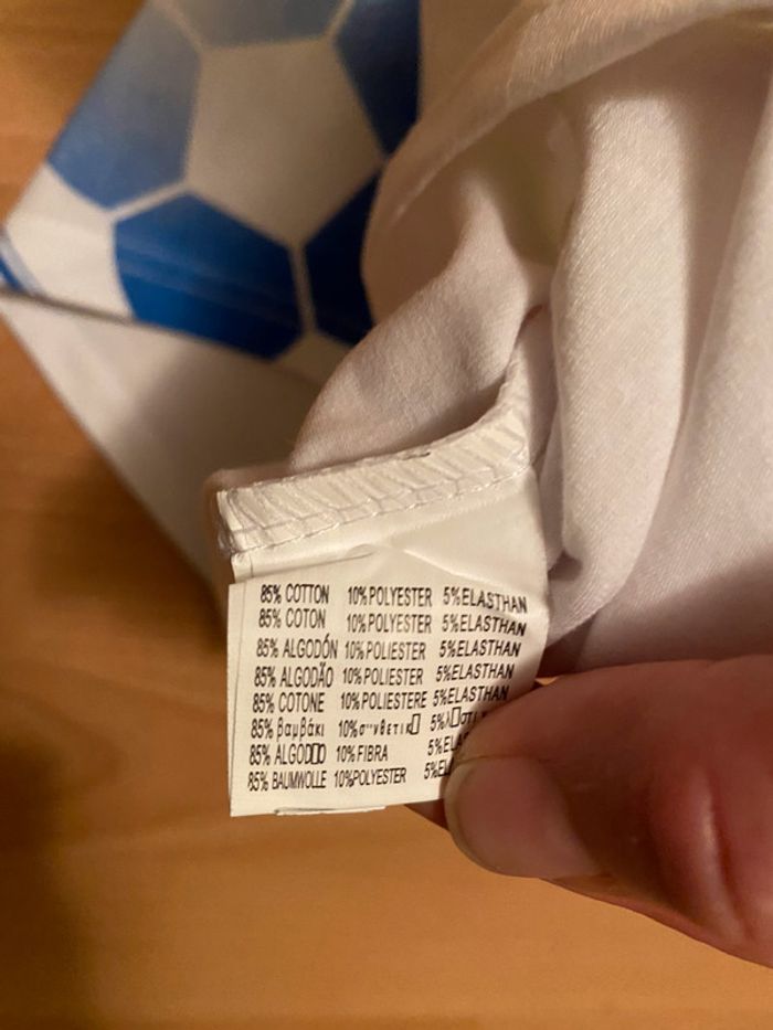 Beau T-shirt blanc MC T. 8 ans neuf - photo numéro 5