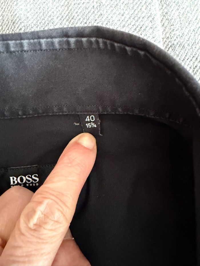 Chemise homme Hugo Boss noir - photo numéro 3