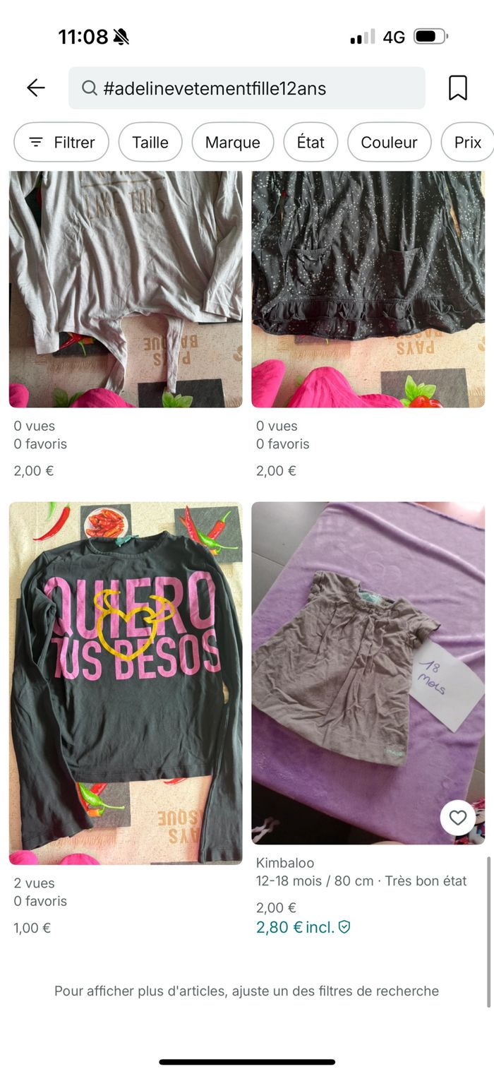 Lot de 20 vetement fille 12 ans - photo numéro 6