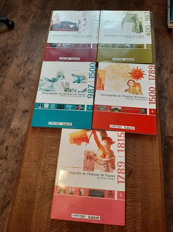 collection 9 livres sur l'histoire de france