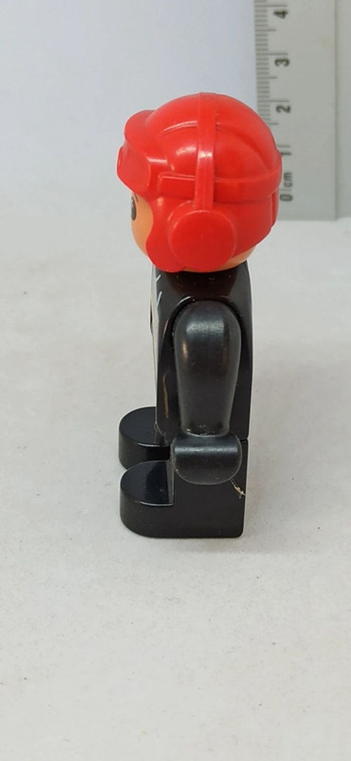 Homme pompier avec casque rouge lego duplo - photo numéro 4
