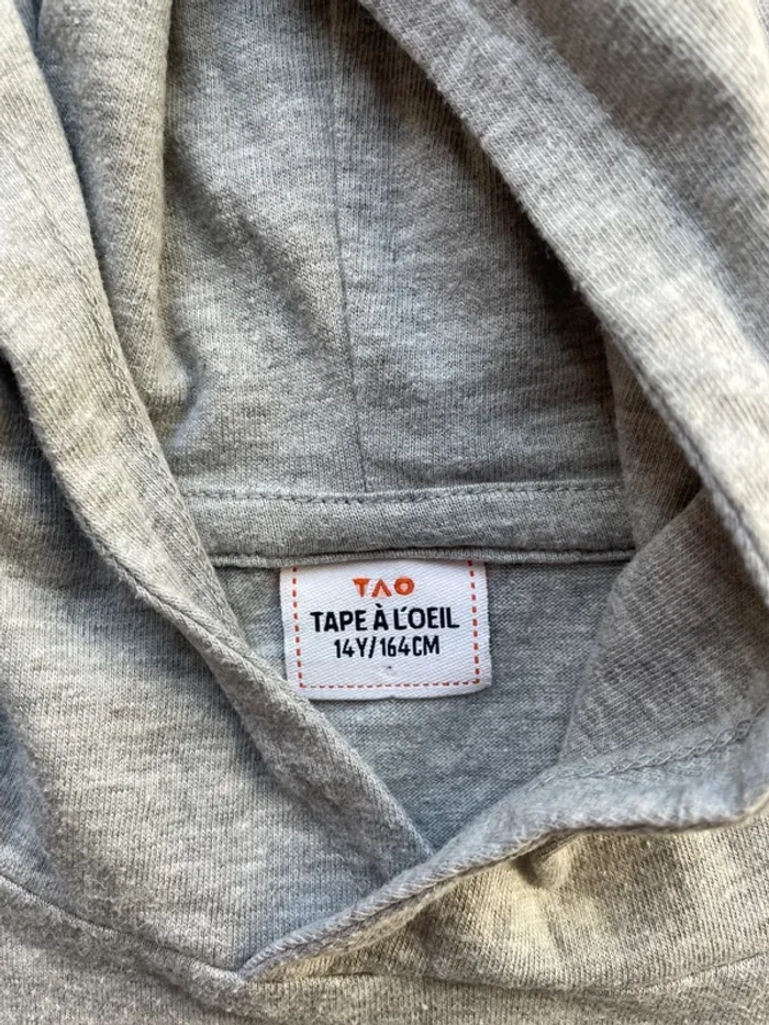 T shirt à capuche manches longues - photo numéro 4