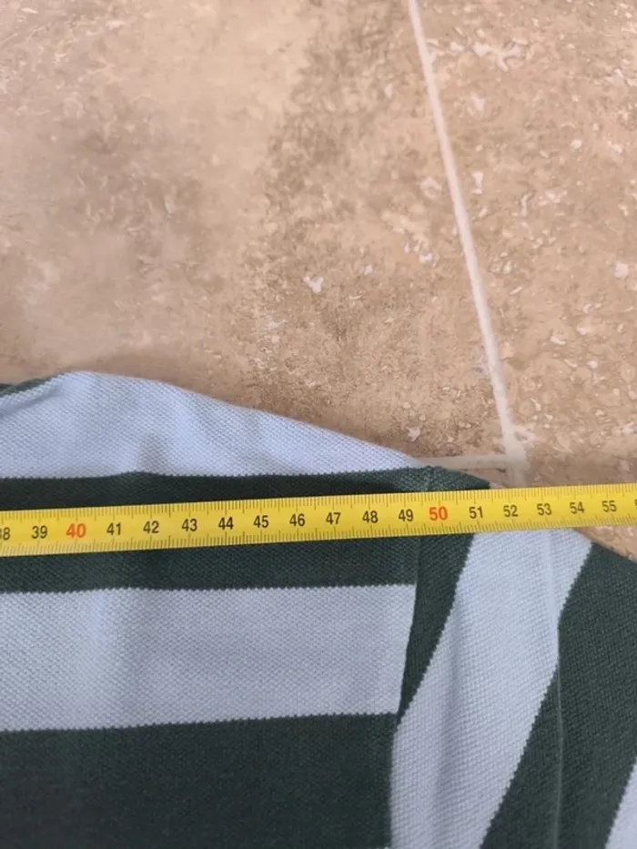 Polo Ralph Lauren homme bleu ciel vert XL logo vert taché - photo numéro 10