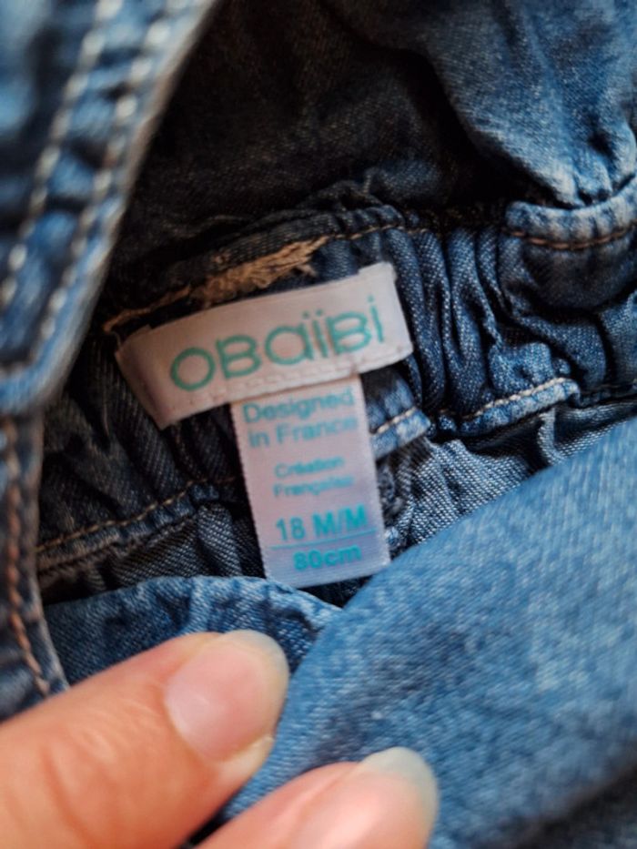 Salopette robe pour fille taille 18mois marque Okaïdi très bon état - photo numéro 6