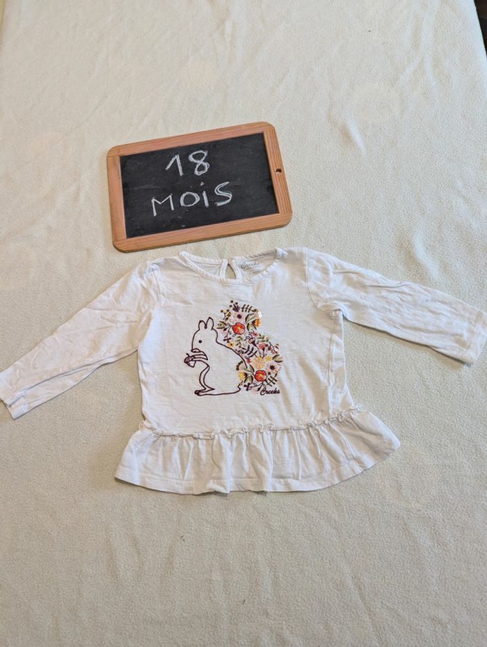 Tee-shirt manches longues Creeks 18 mois