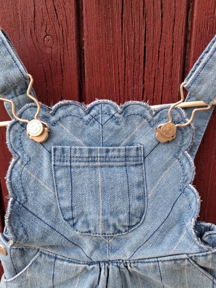 Robe salopette en jean Tape à l’œil 3 mois - photo numéro 4