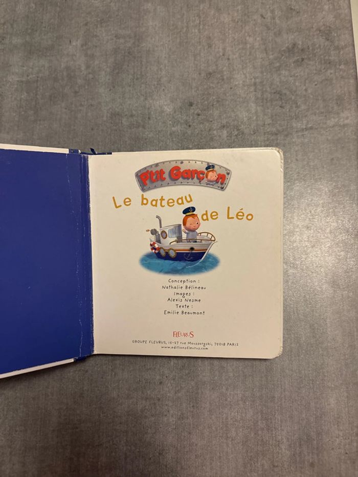 Livre, petit garçon, le bateau de Léo - photo numéro 2