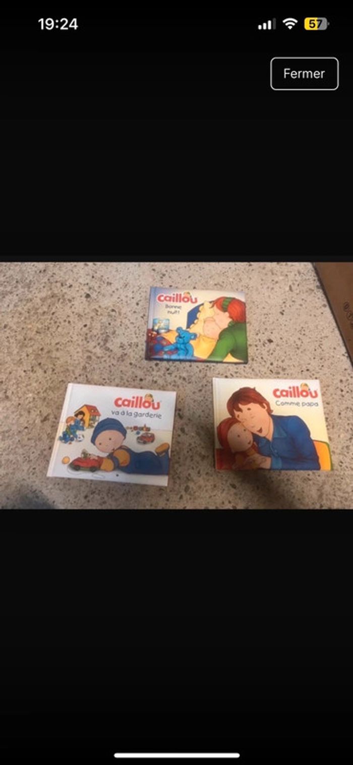 Lot de 3 livre caillou ( prix à l’unité )