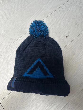 Bonnet laine bleu marine Crivit 6-10 ans