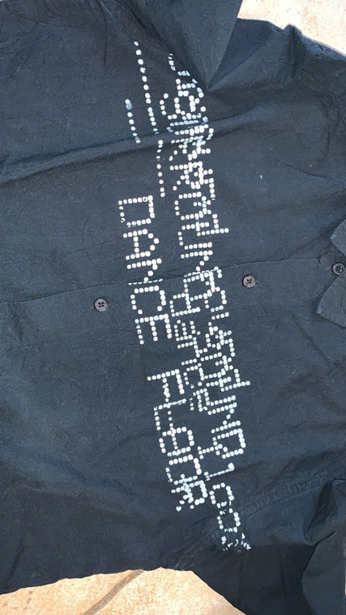 Chemise noire et grise HPW taille 36 - photo numéro 2