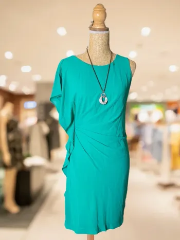 Naf Naf - Robe droite Vert Tige