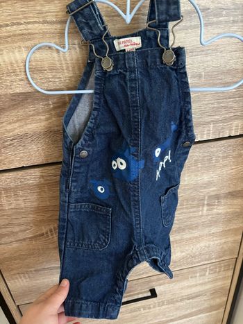 Salopette en jean taille 3 mois 