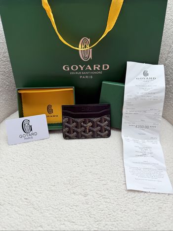 Porte Carte Goyard Noir