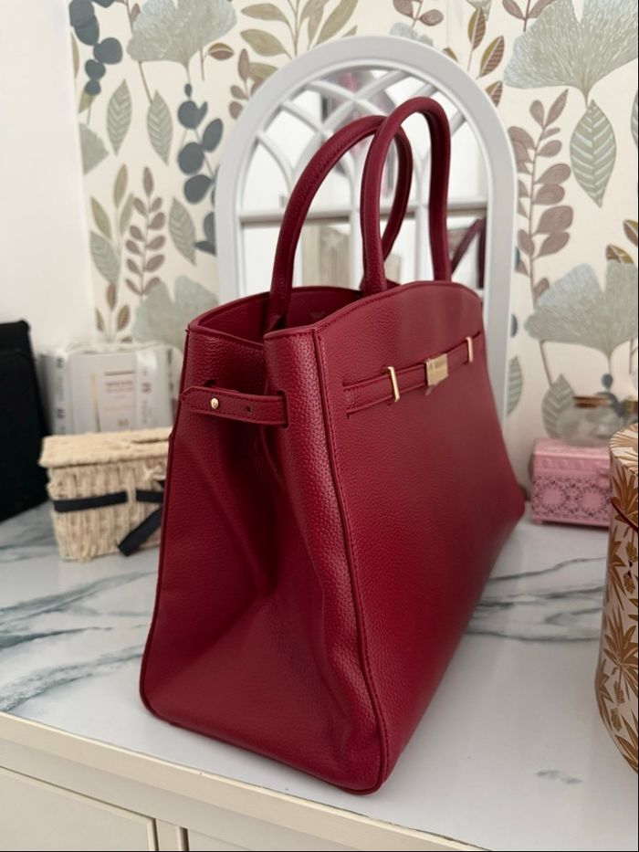 Sac DeMellier Thé Hudson Bordeaux - photo numéro 2