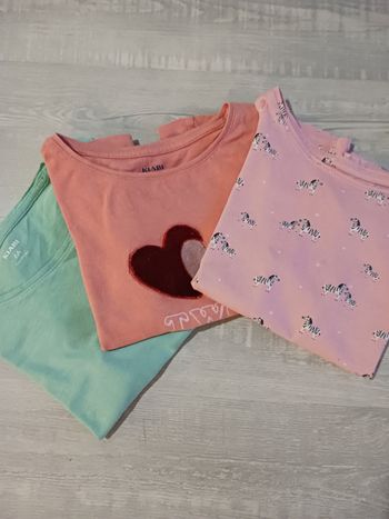 Lot tee-shirts manches courtes