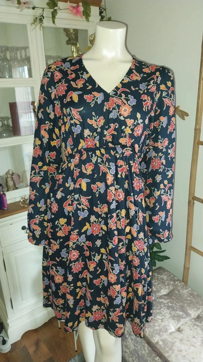 Robe imprimée neuve avec étiquette by Terre de Marins Taille 36 - photo numéro 20