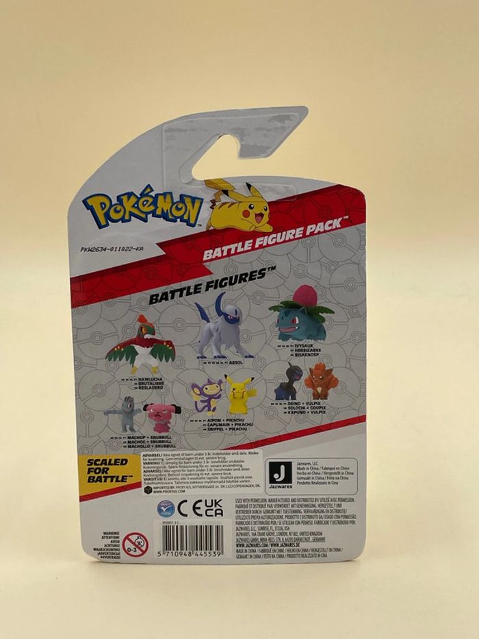 Coffret deux figurines Pokémon Battle Figure Pack Machoc et Snubull neuf - photo numéro 2