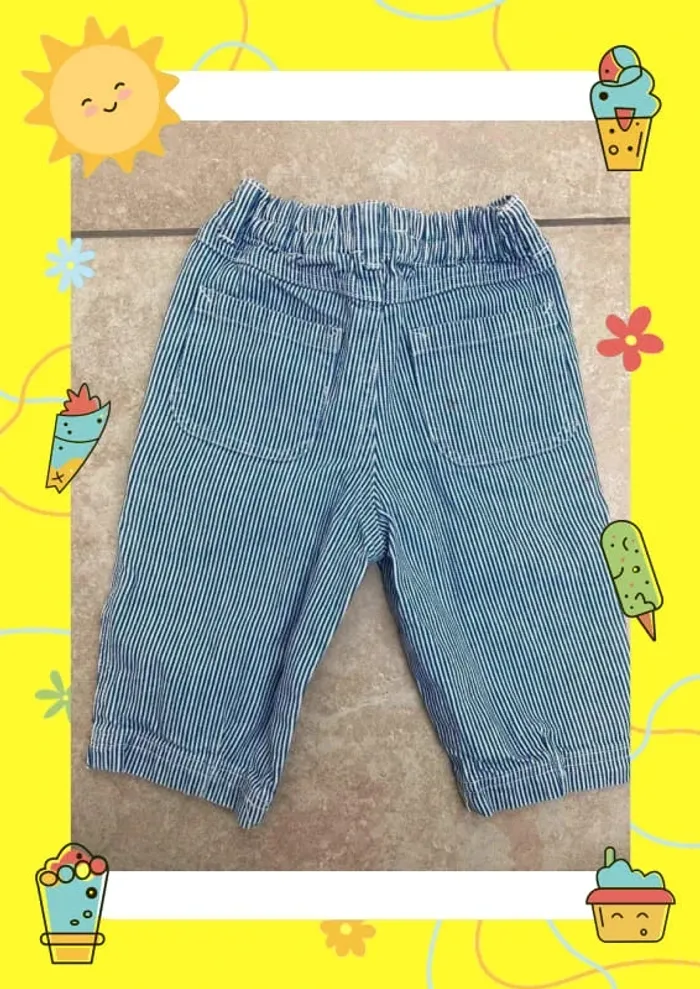 Pantalon rayures 12 mois - photo numéro 2