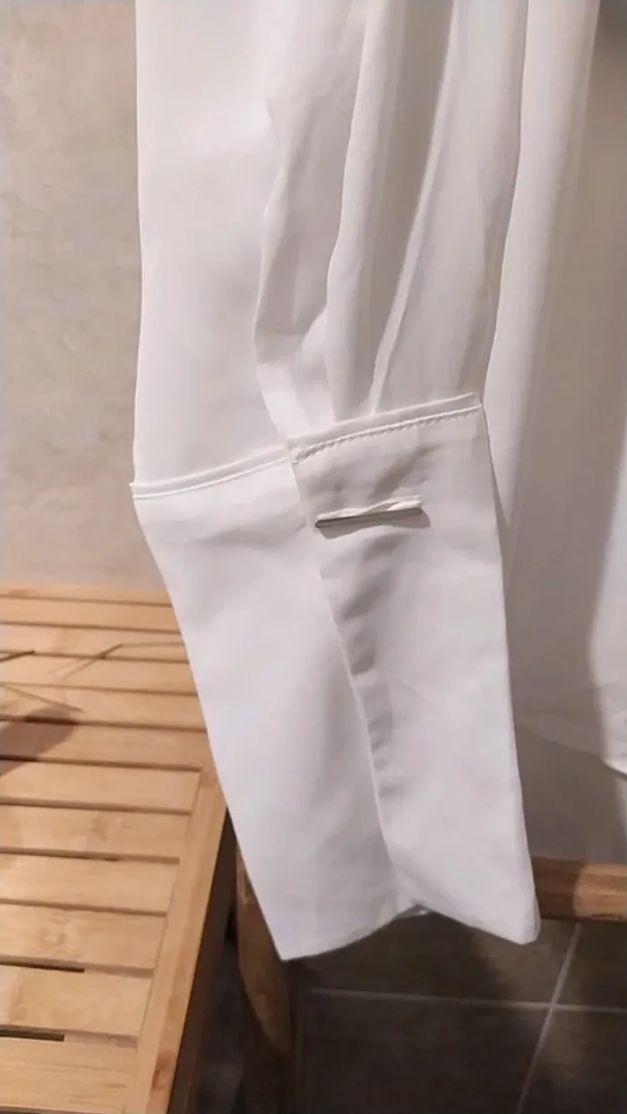 Chic blouse blanche Mango 40 - photo numéro 2