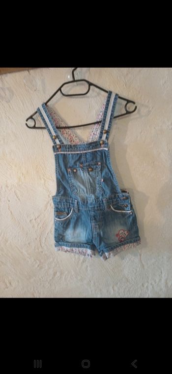Salopette courte fille taille 8 ans