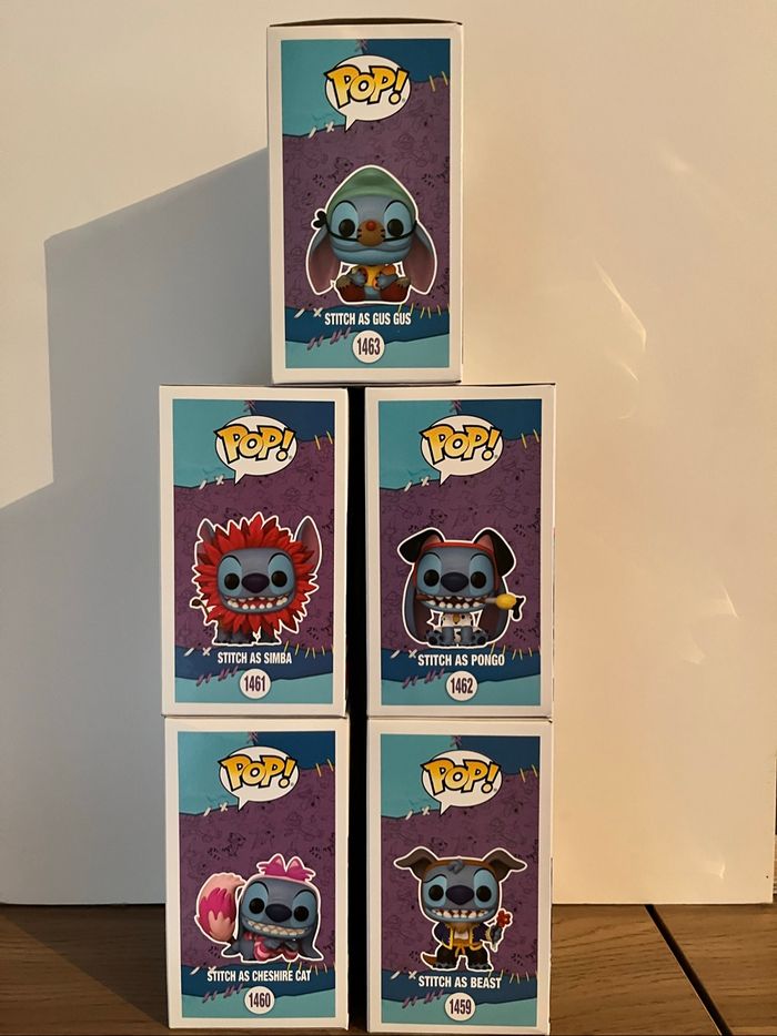 Lot 5 figurines Funko Pop Stitch costume - photo numéro 4