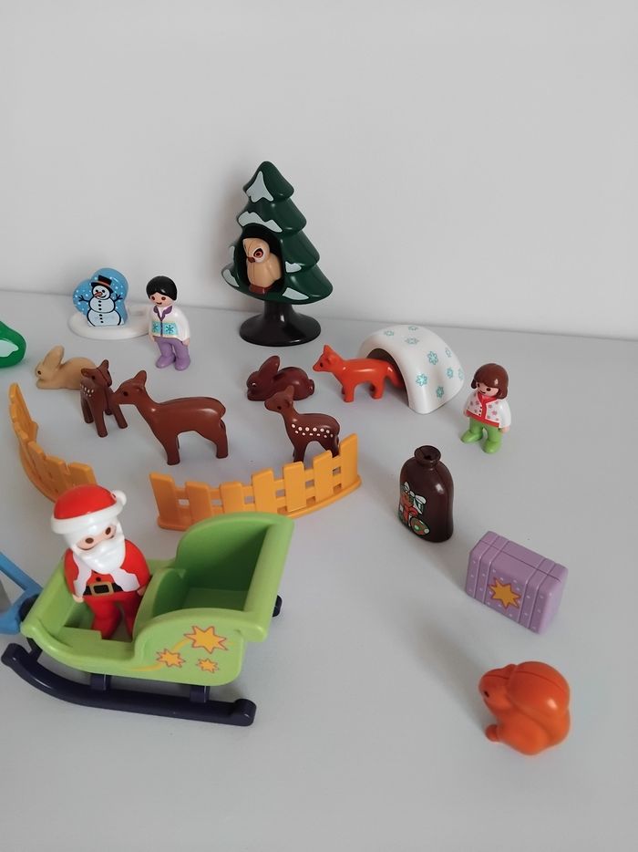 PLAYMOBIL 123 Traîneau Père Noël pour Calendrier Avent Junior 🎅 - photo numéro 3
