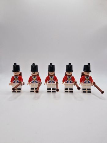 Figurines type lego 5 soldats Napoléoniens
