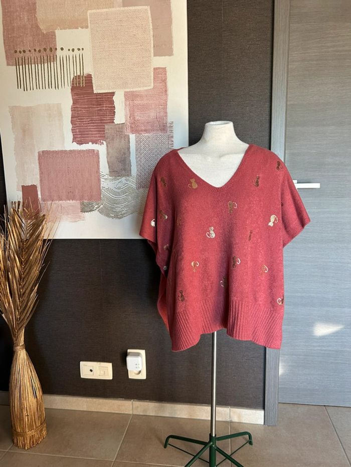 Pull poncho Cassis TU