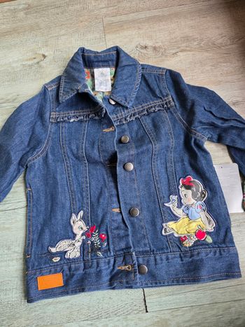 Veste en jean disney animator princesse blanche neige taille 4 ans disney store / disneyland paris