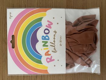 10 Ballons Rose Gold