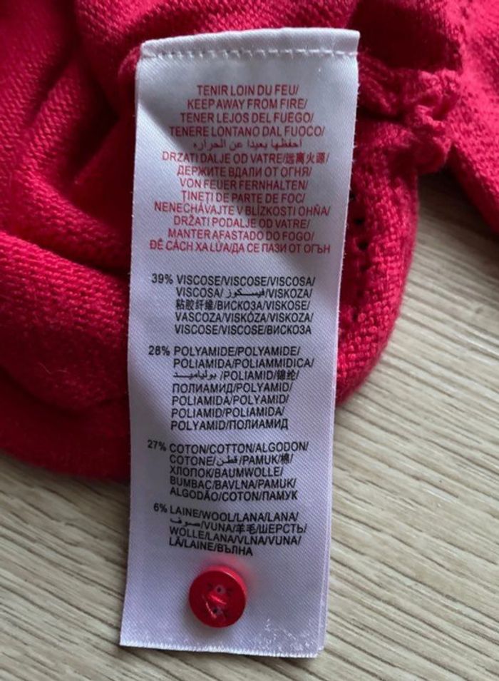 Pull fin rouge - Sergent Major - 9m - photo numéro 4