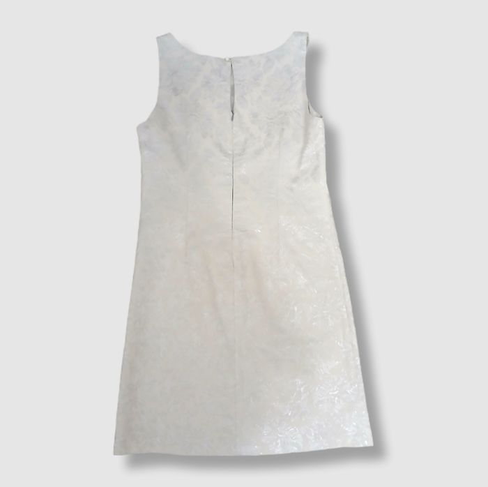 Robe Sinéquanone Paris Taille 42 – Made in France – Blanche texturée – Élégante - photo numéro 2