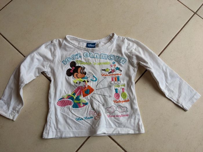 T-shirt manches longues fille 2 ans
