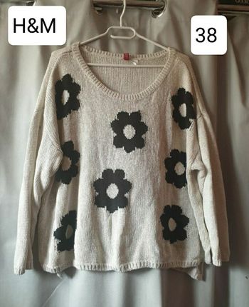 Pull à fleurs