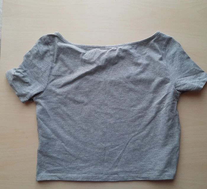 T.shirt court gris S - photo numéro 2