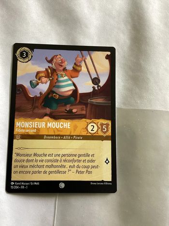 carte disney ravensburger lorcana FR monsieur mouche allié 15/204.FR.1  Non foil première édition