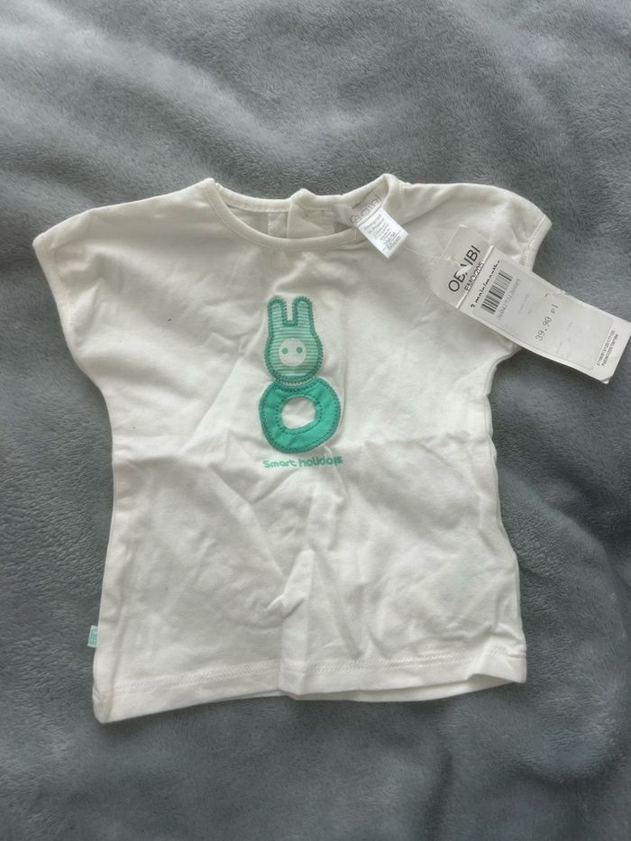 T shirt manche longue bébé fille 3 mois orchestra neuf