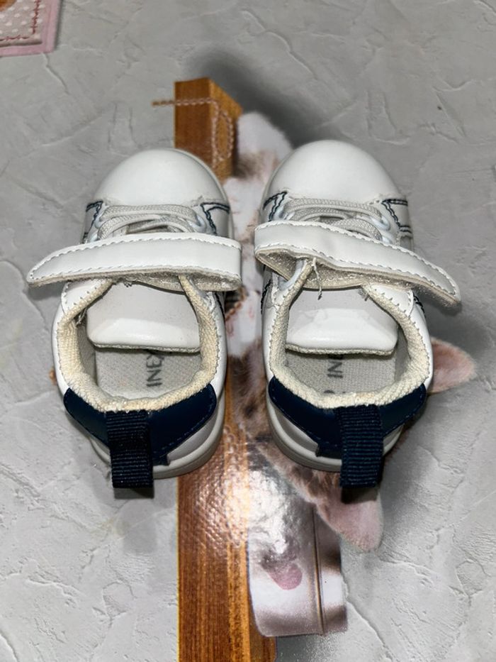 Basket blanche à scratch - photo numéro 3