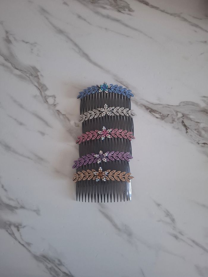 Lot de 5 bijoux de tête femme - photo numéro 2