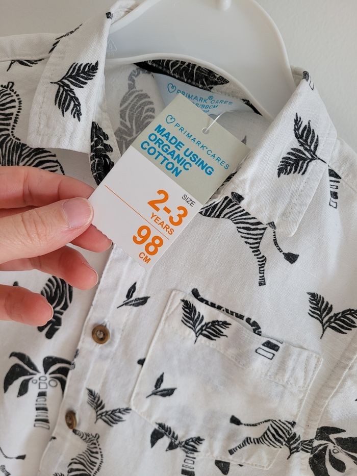 Chemise primark 3 ans 98 cm - photo numéro 3